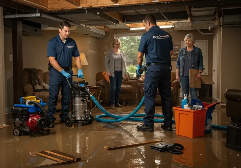 Basement Water Extraction and Removal Techniques process in Burgaw, NC