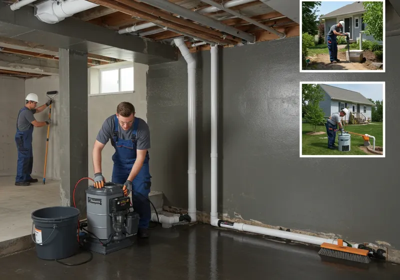 Basement Waterproofing and Flood Prevention process in Burgaw, NC